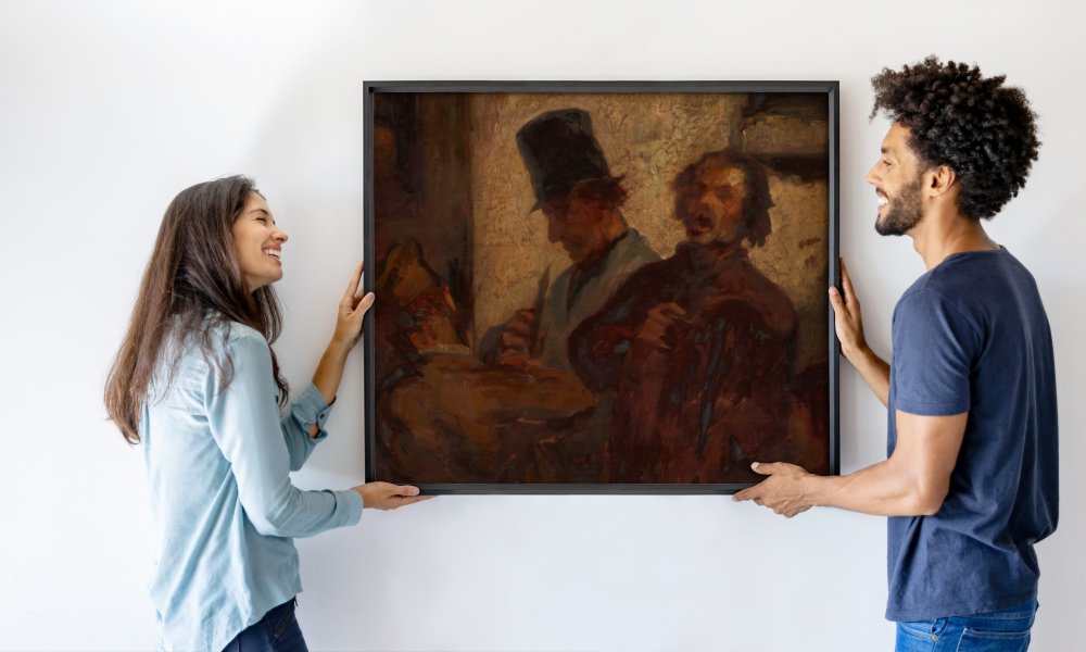 Style of Honoré Victorin Daumier.