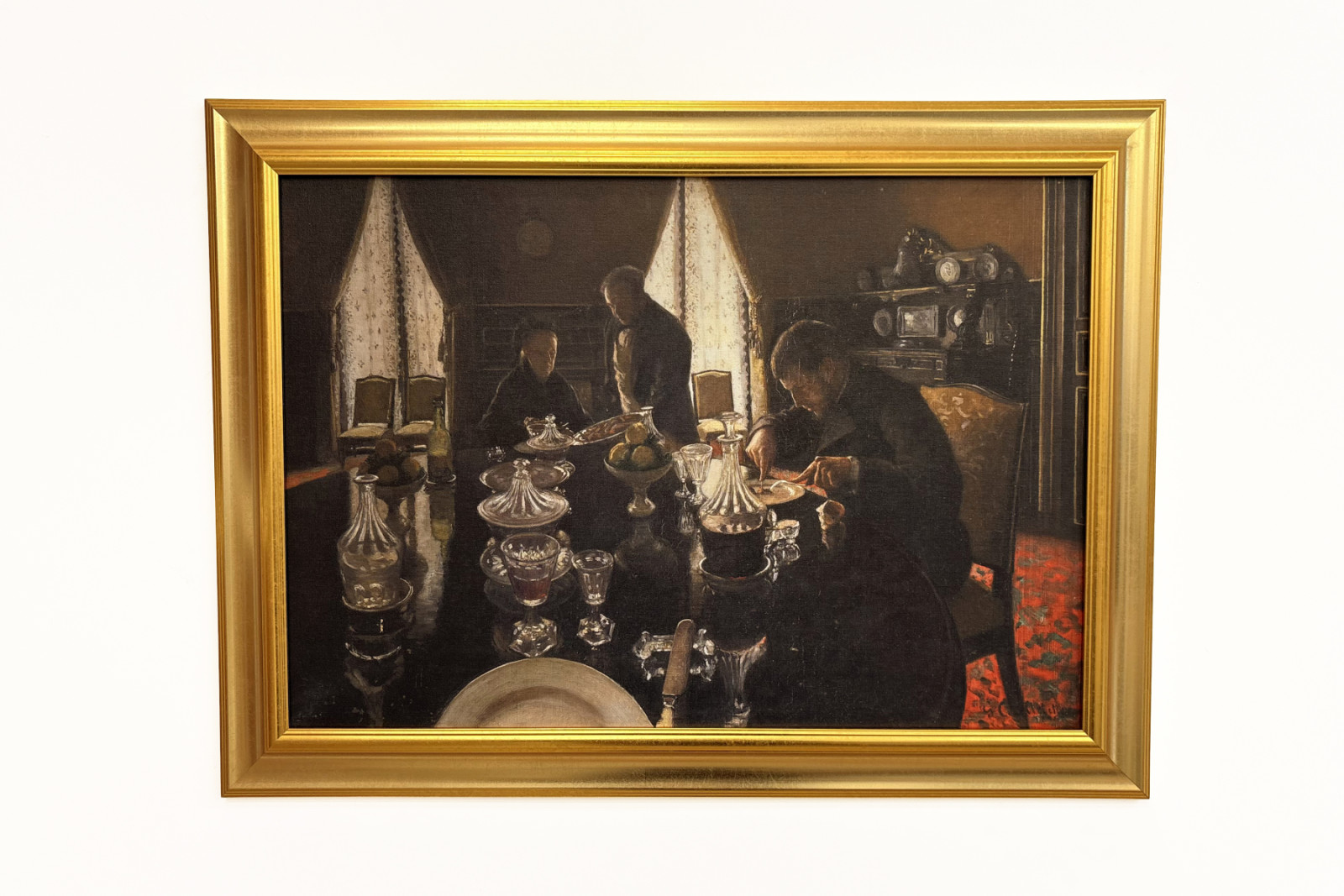 Abendessen in der Rue Miromesnil, im Haus der Familie Caillebotte - Gustave Caillebotte