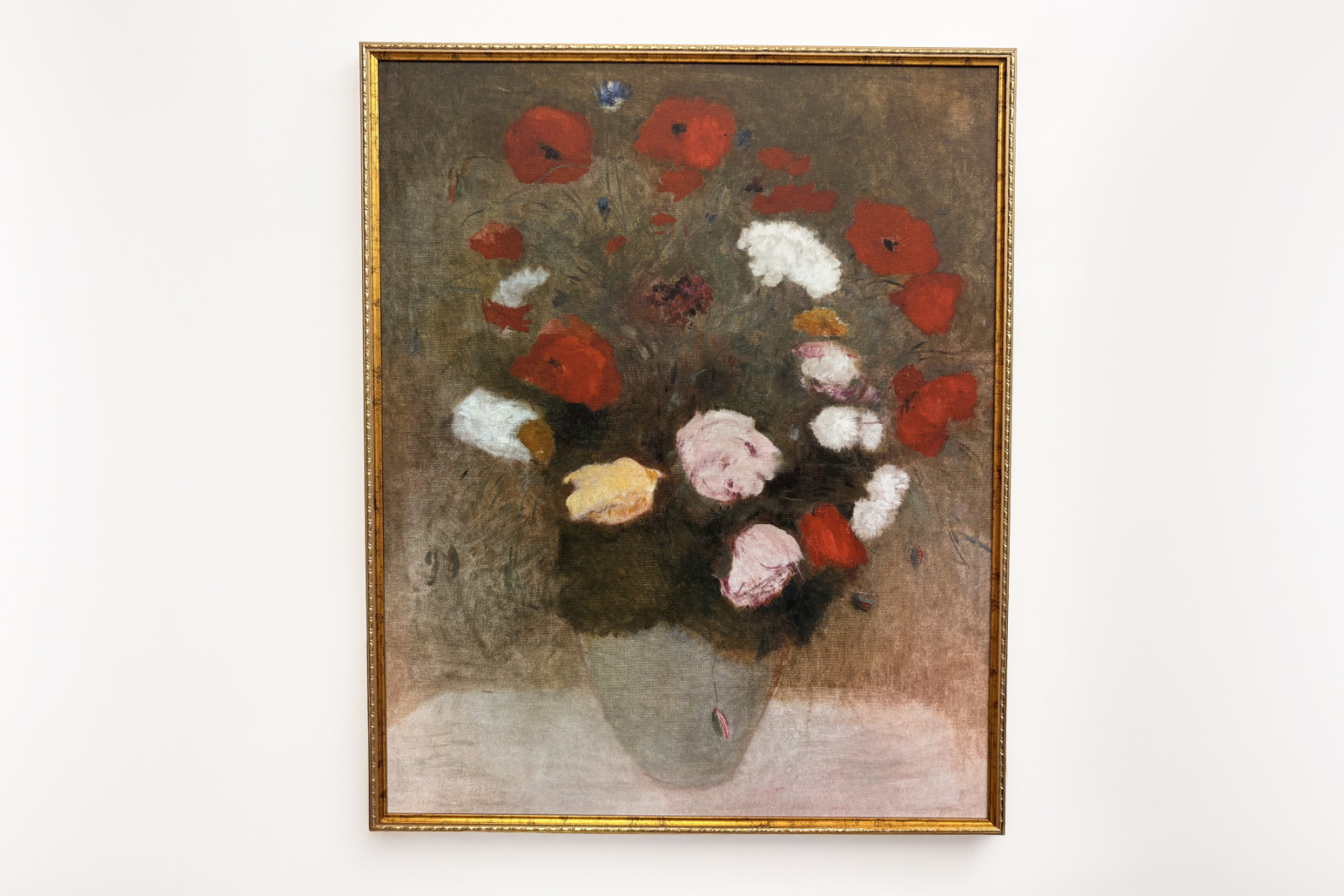 Blumenstrauß mit Mohnblumen - Odilon Redon