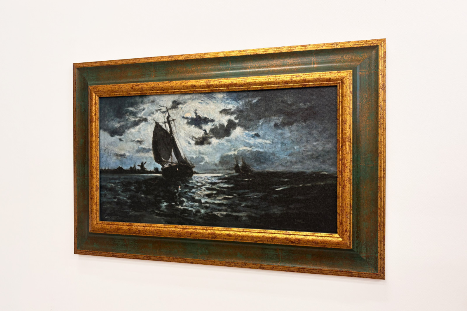 Segelschiff im Mondlicht - Paul Gauguin