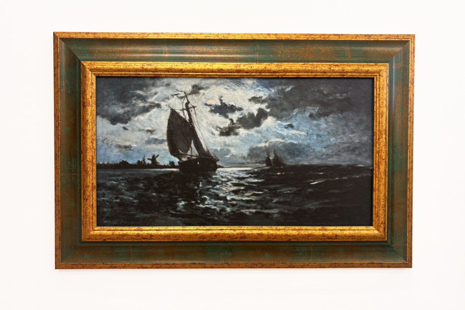 Segelschiff im Mondlicht - Paul Gauguin