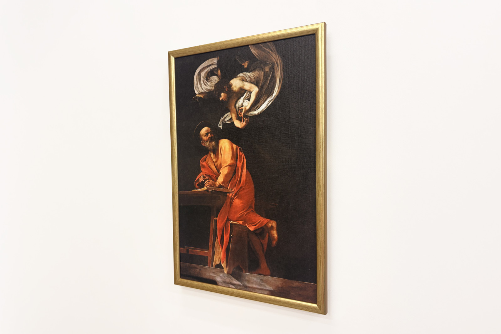 Die Inspiration des Heiligen Matthäus - Michelangelo Merisi Caravaggio