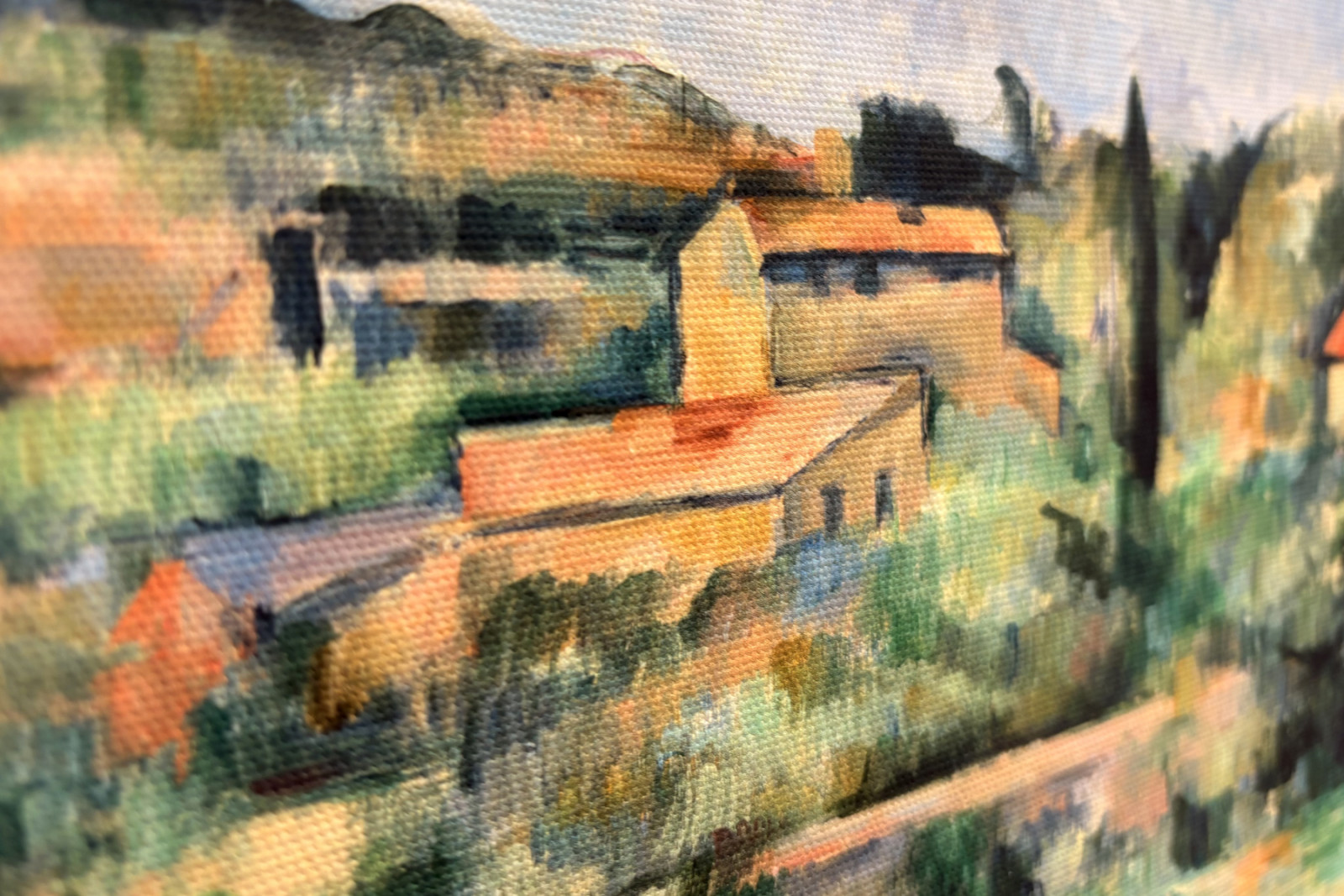 Die Bellevue-Ebene / Die roten Erden (La plaine de Bellevue / Les terres rouges) - Paul Cézanne