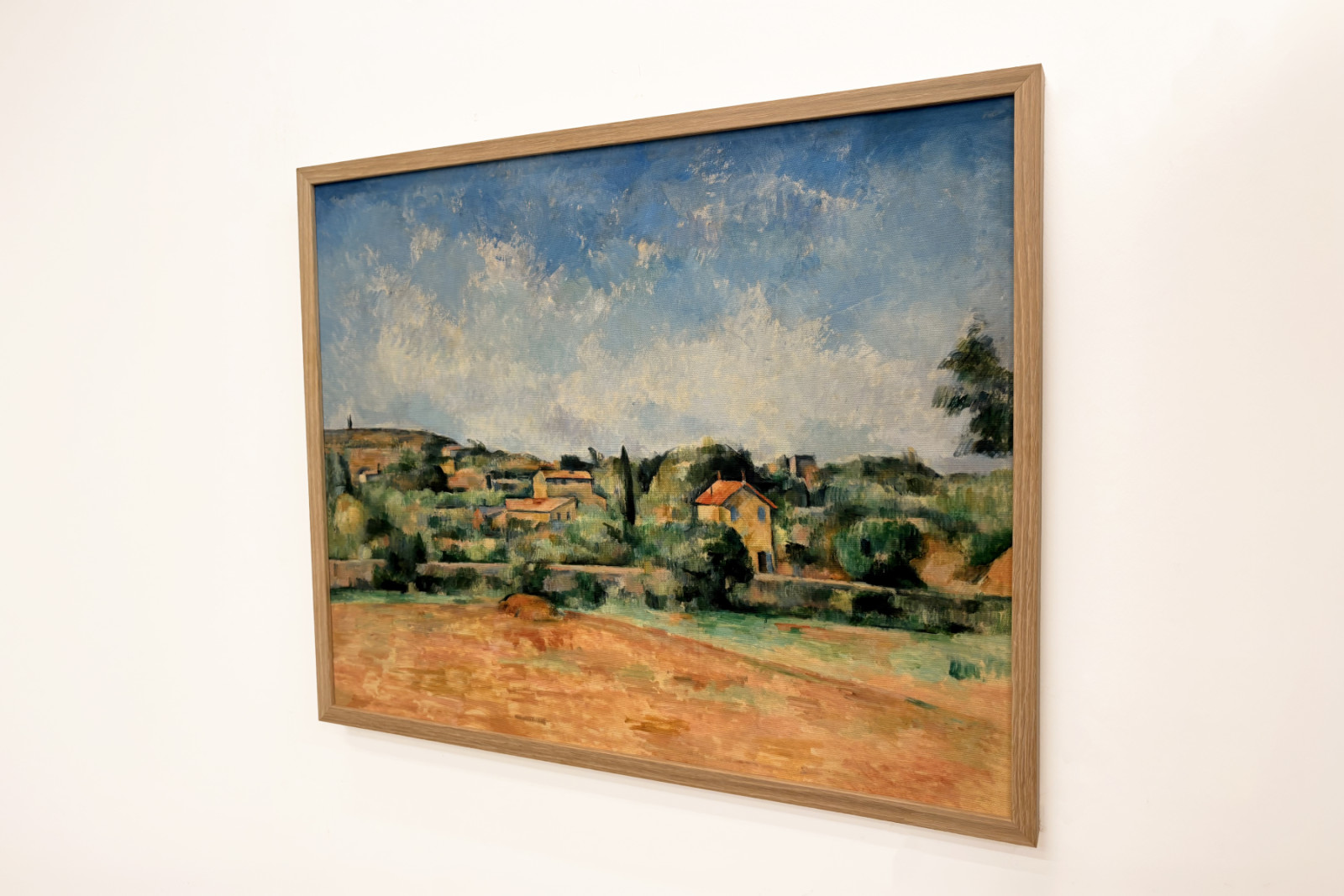 Die Bellevue-Ebene / Die roten Erden (La plaine de Bellevue / Les terres rouges) - Paul Cézanne