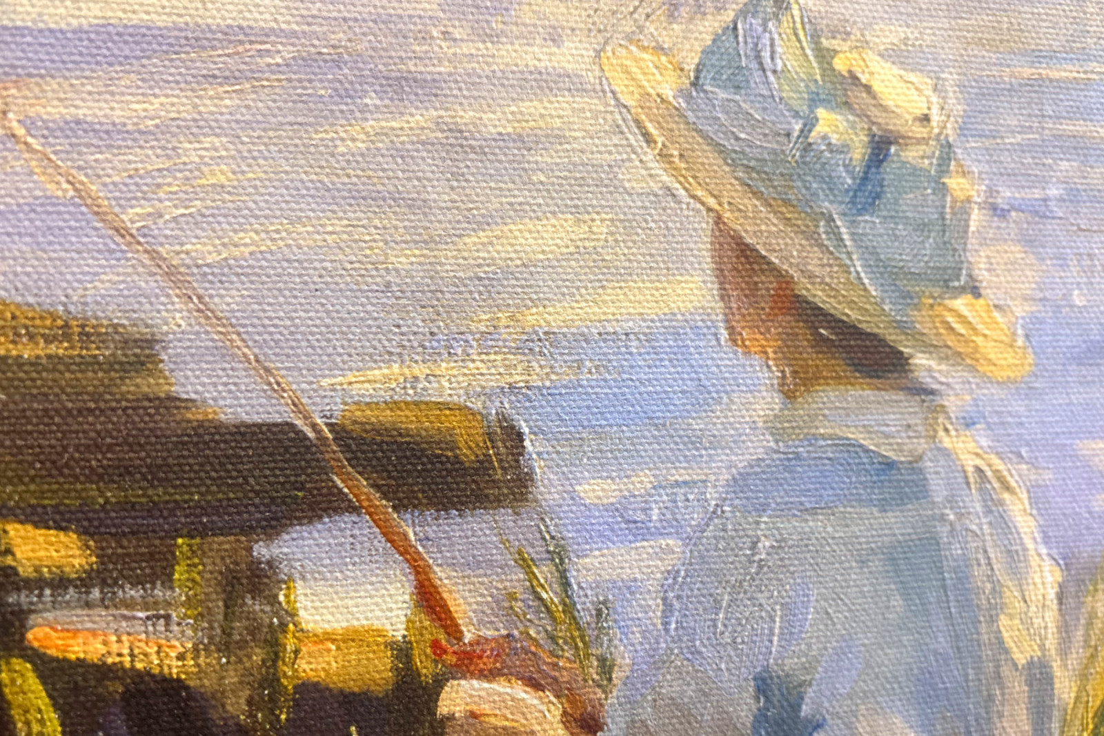 Angeln, Buchplatte - Wilfred Gabriel de Glehn