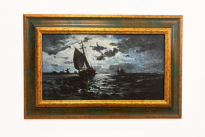 Segelschiff im Mondlicht - Paul Gauguin