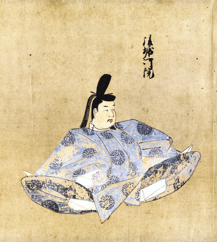 Porträt des Kaisers Go-Horikawa (aus „Bildnisse der Kaiser und Regenten“) von 日本語