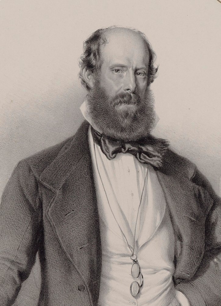 Porträt des Komponisten Luigi Ricci von Adolf Dauthage