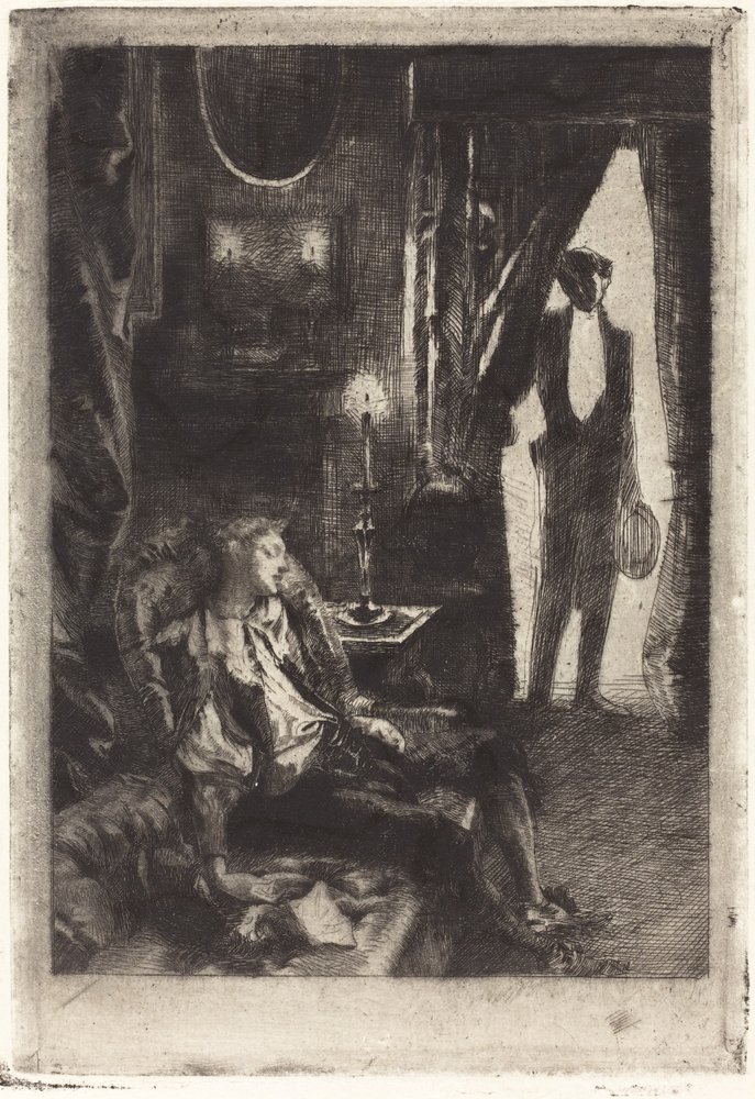 Iza schläft von Albert Besnard