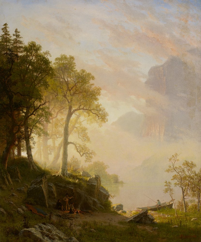 Der Merced River im Yosemite-Tal von Albert Bierstadt