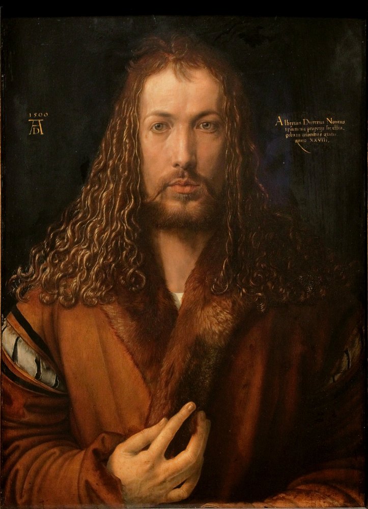 Selbstbildnis im Pelzrock von Albrecht Dürer