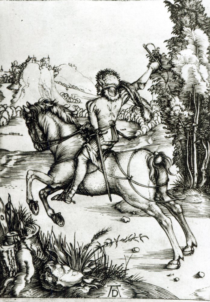 Der kleine Kurier, ca. 1496 von Albrecht Dürer