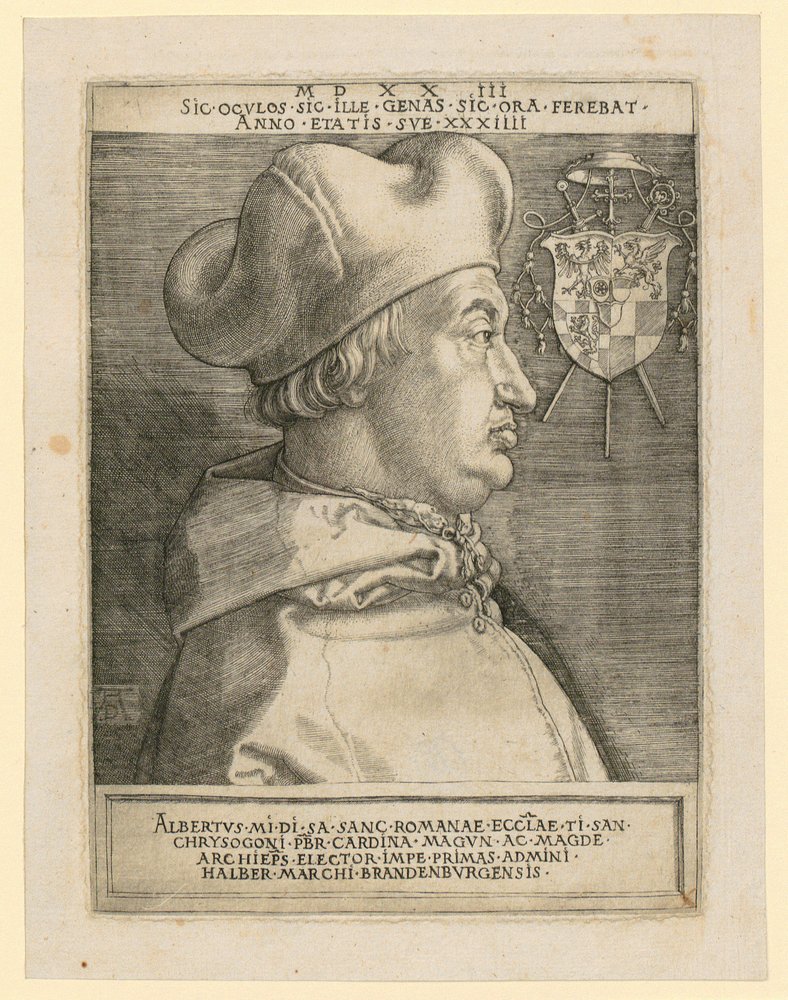 Löwenwappen mit Hahn von Albrecht Dürer