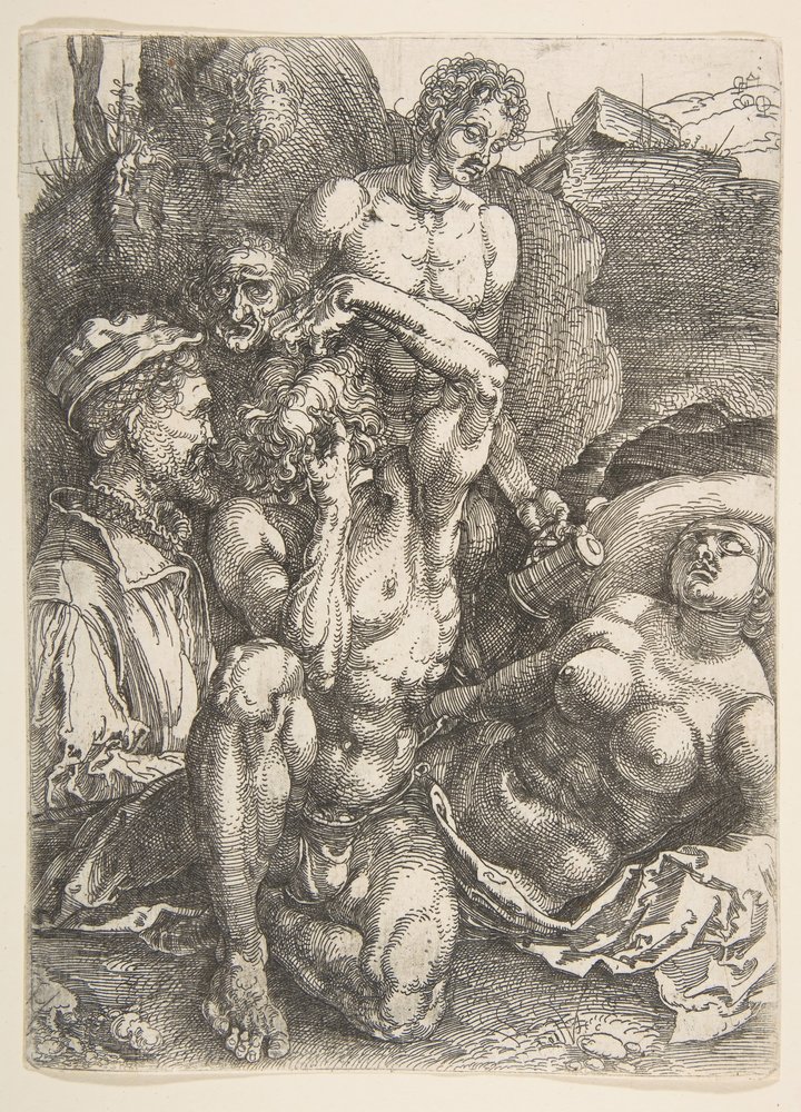 Der Verzweifelnde, um 1515 von Albrecht Dürer