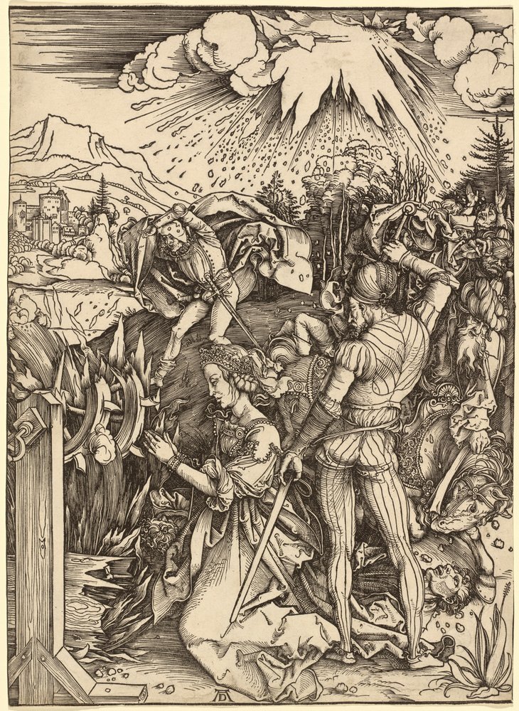 Das Martyrium der heiligen Katharina von Albrecht Dürer
