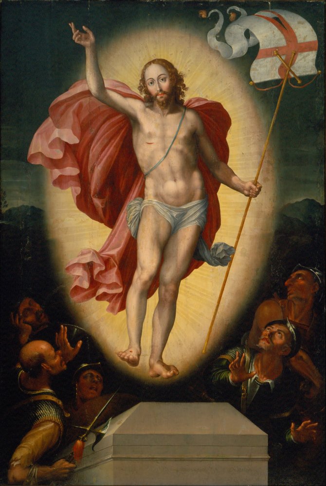 Die Auferstehung Christi von Alonso López de Herrera