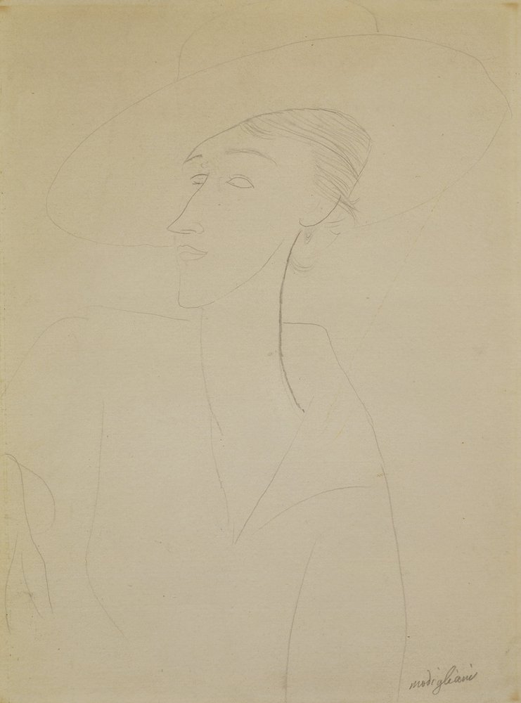 Porträt von Madame Zborowska von Amedeo Modigliani