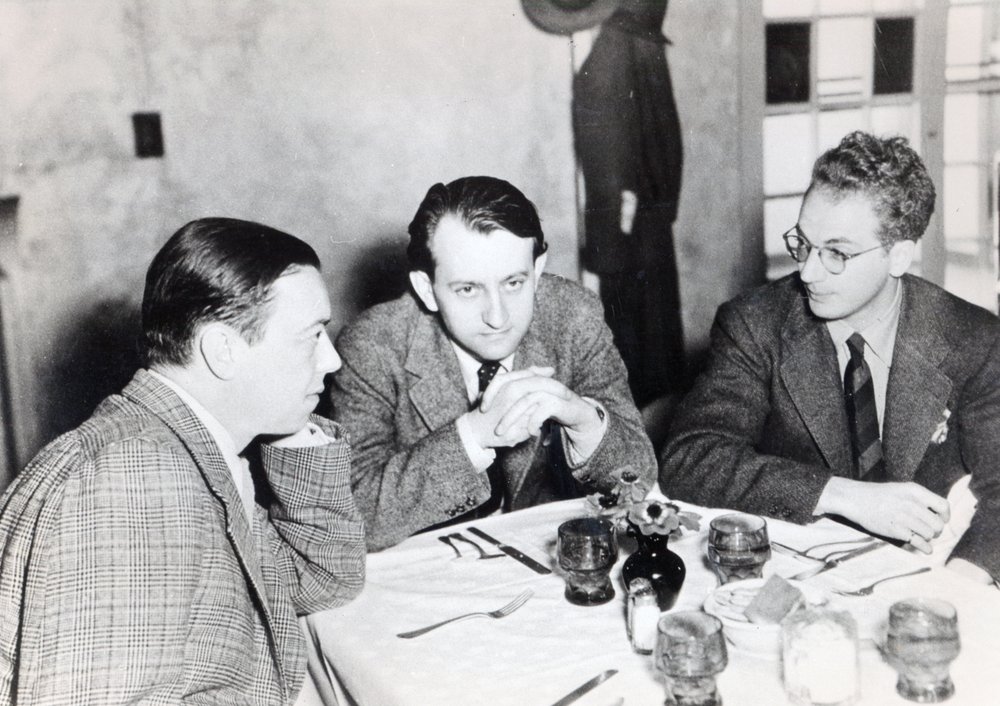 Robert Florey, Andre Malraux und Clifford Odets, 1937 von American Photographer