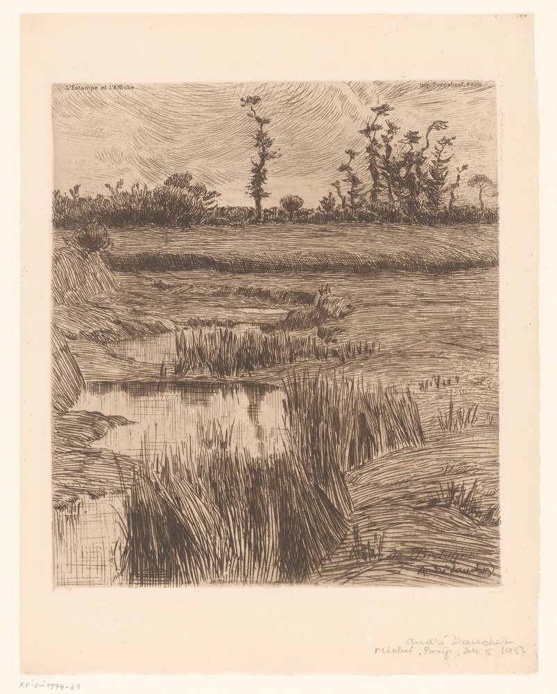 Landschaft in der Bretagne von André Dauchez
