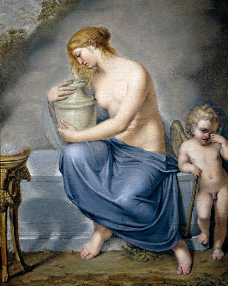 Venus und Hymen weinend, um 1790, zugeschrieben Andrea Appiani (1754-1817) von Andrea the Elder Appiani