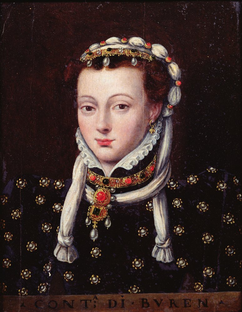 Porträt von Anna von Büren von Anthonis van Dashorst Mor