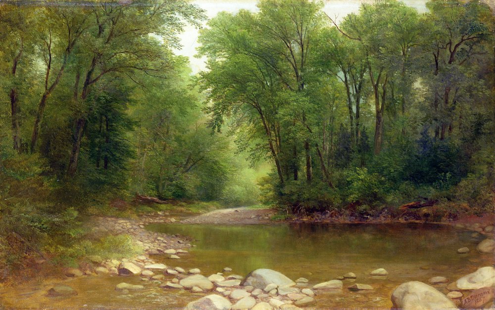 Ein Bach in den Catskills, 1867 von Asher Brown Durand
