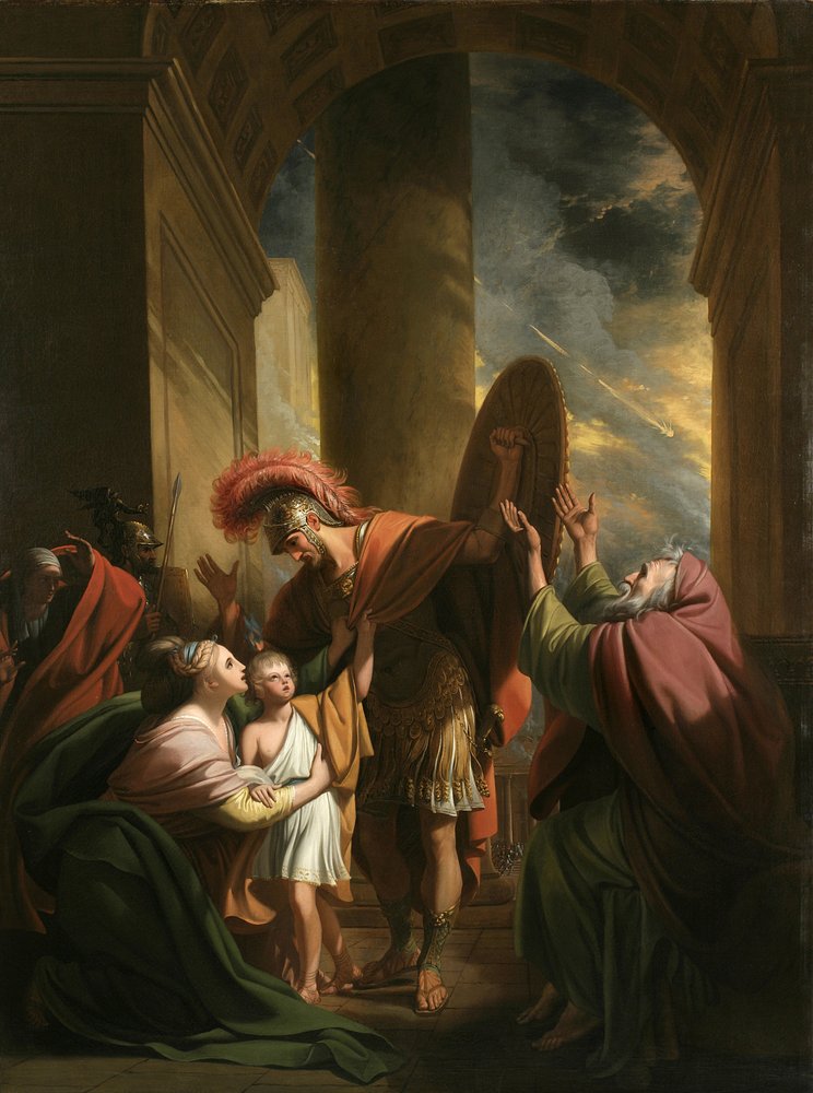Aeneas und Creusa, 1771 von Benjamin West