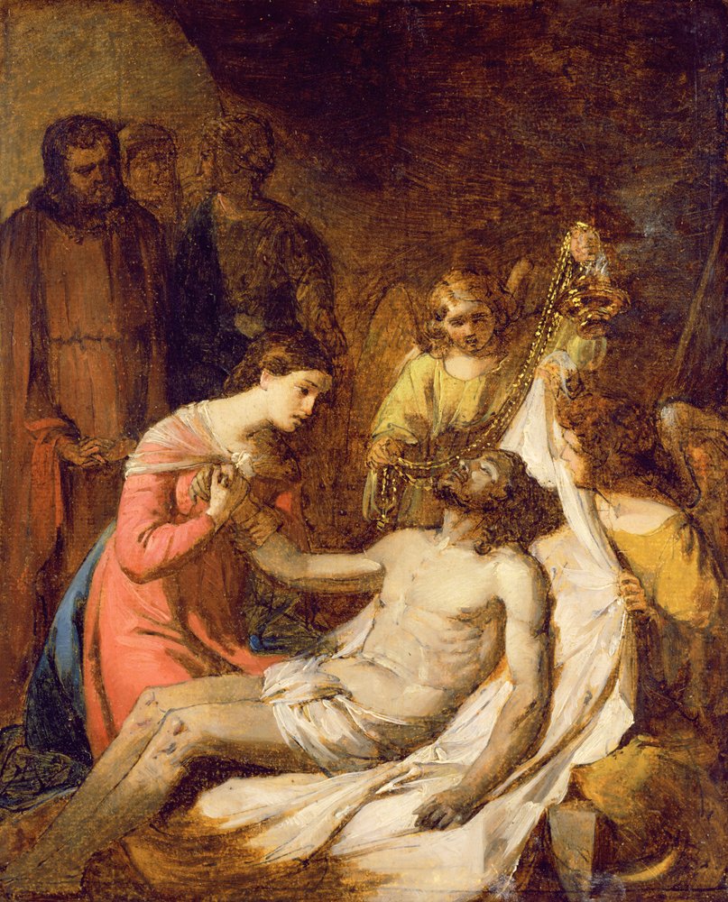 Studie der Beweinung Christi von Benjamin West