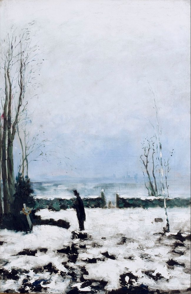 Der Friedhof von Carl Fredrik Hill