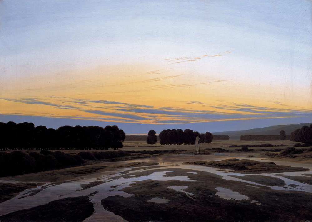 Das Große Gehege bei Dresden, 1832 von Caspar David Friedrich