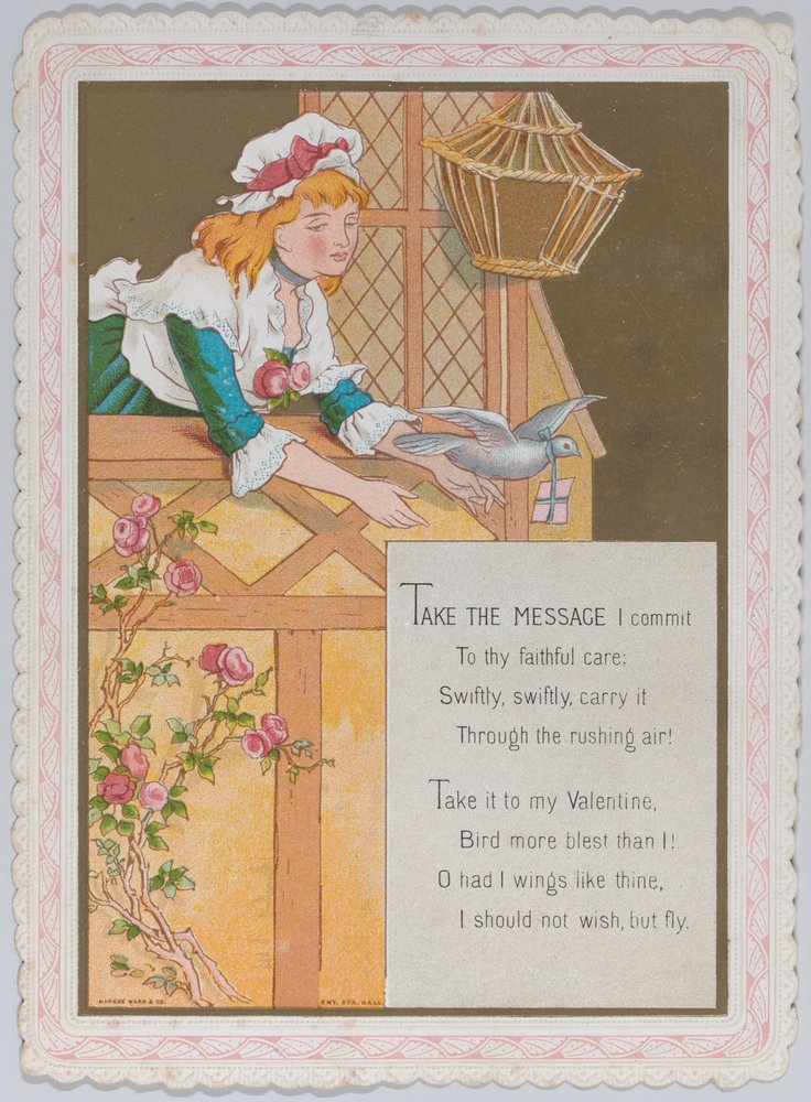 Valentine, 1874 von Catherine Greenaway