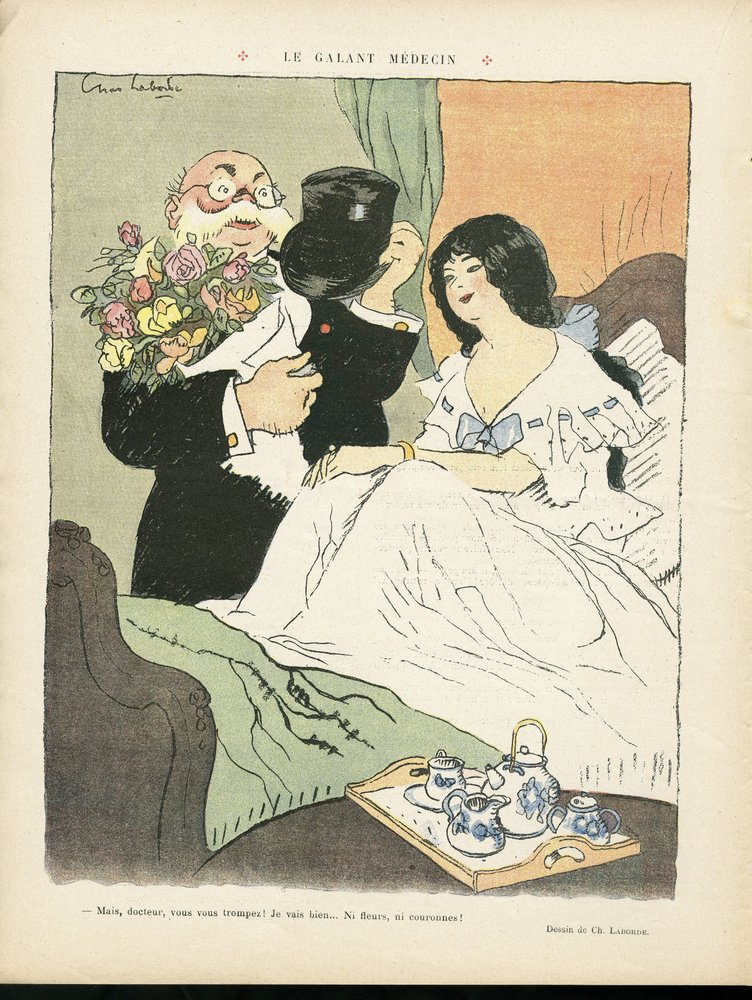 Illustration von Chas-Laborde (1886-1941) in Le Rire