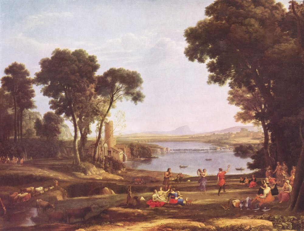Die Hochzeit von Isaak und Rebekka von Claude Lorrain