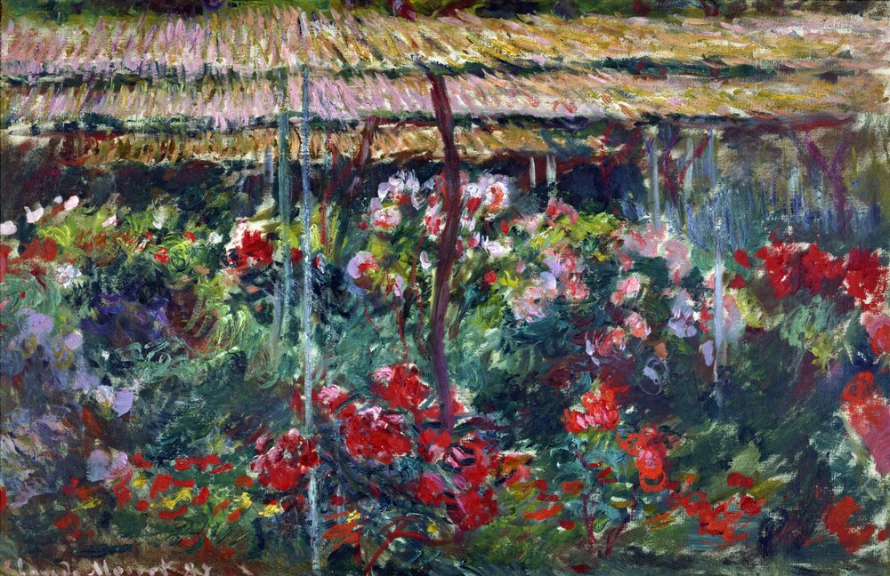 Pfingstrosengarten von Claude Monet: hochwertiger Kunstdruck