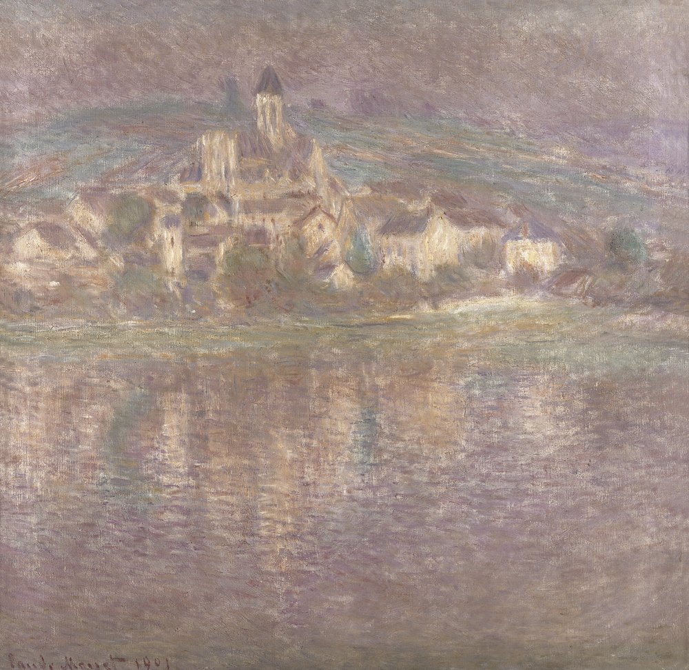 Vetheuil, Sonnenuntergang, 1901 von Claude Monet