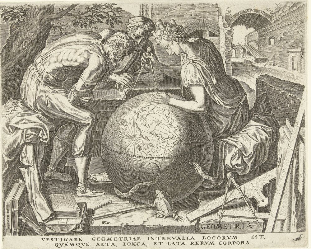 Geometrie von Cornelis Cort