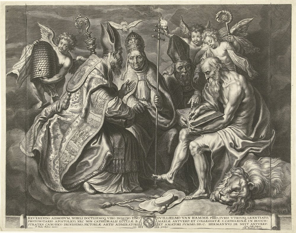 Die vier Kirchenväter von Cornelis Galle (I)