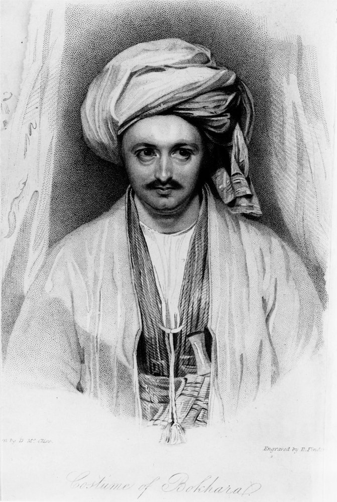 Porträt von Sir Alexander Burnes (1805-41) graviert von E. Findes von D McClise