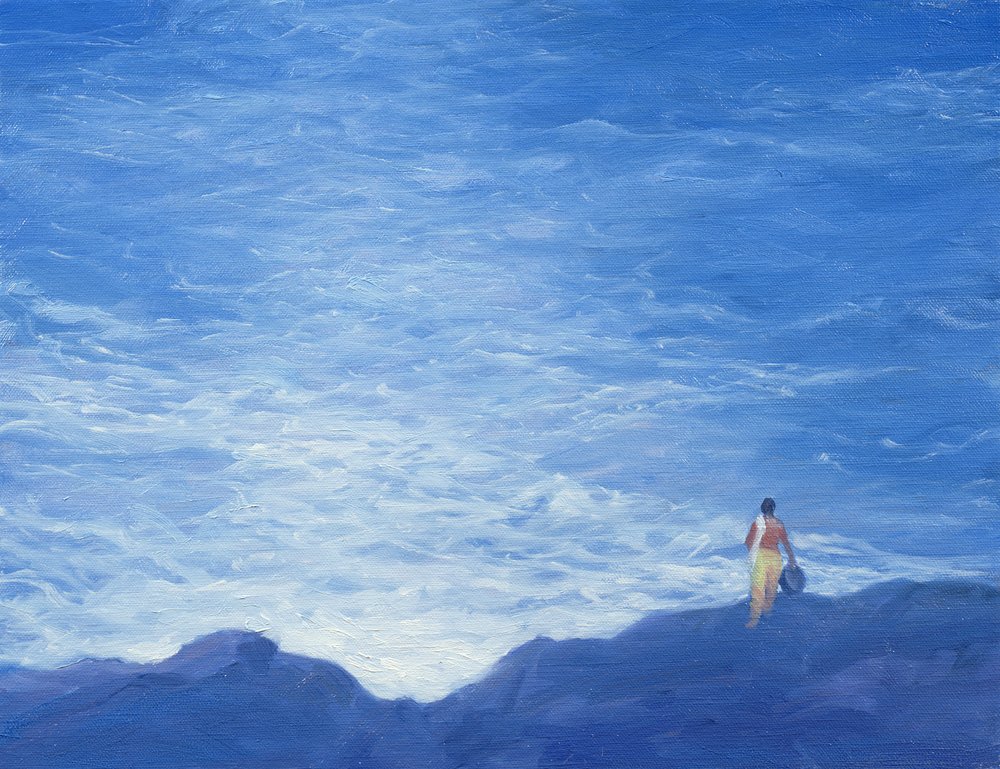 Keralanische Fischerin von Derek Hare: Kunstdruck kaufen