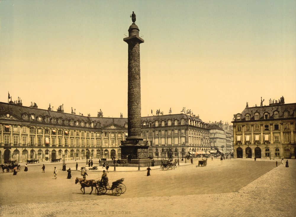 Place Vendôme, Paris, um 1900 von Detroit Publishing Co.