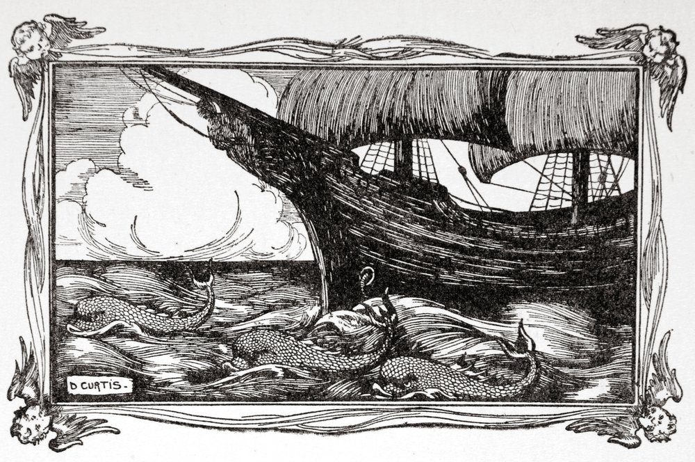 Der Zaubertrank, 1905 von Dora Curtis