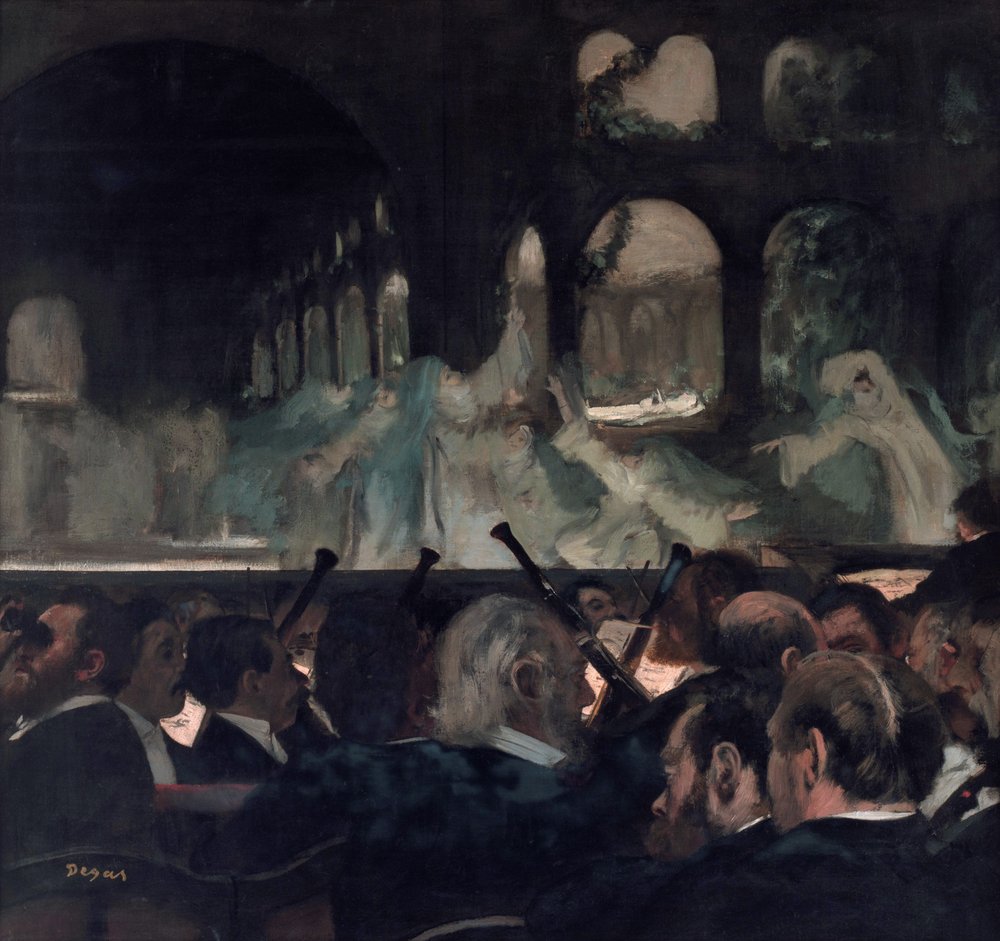 Die Ballettszene von Edgar Degas