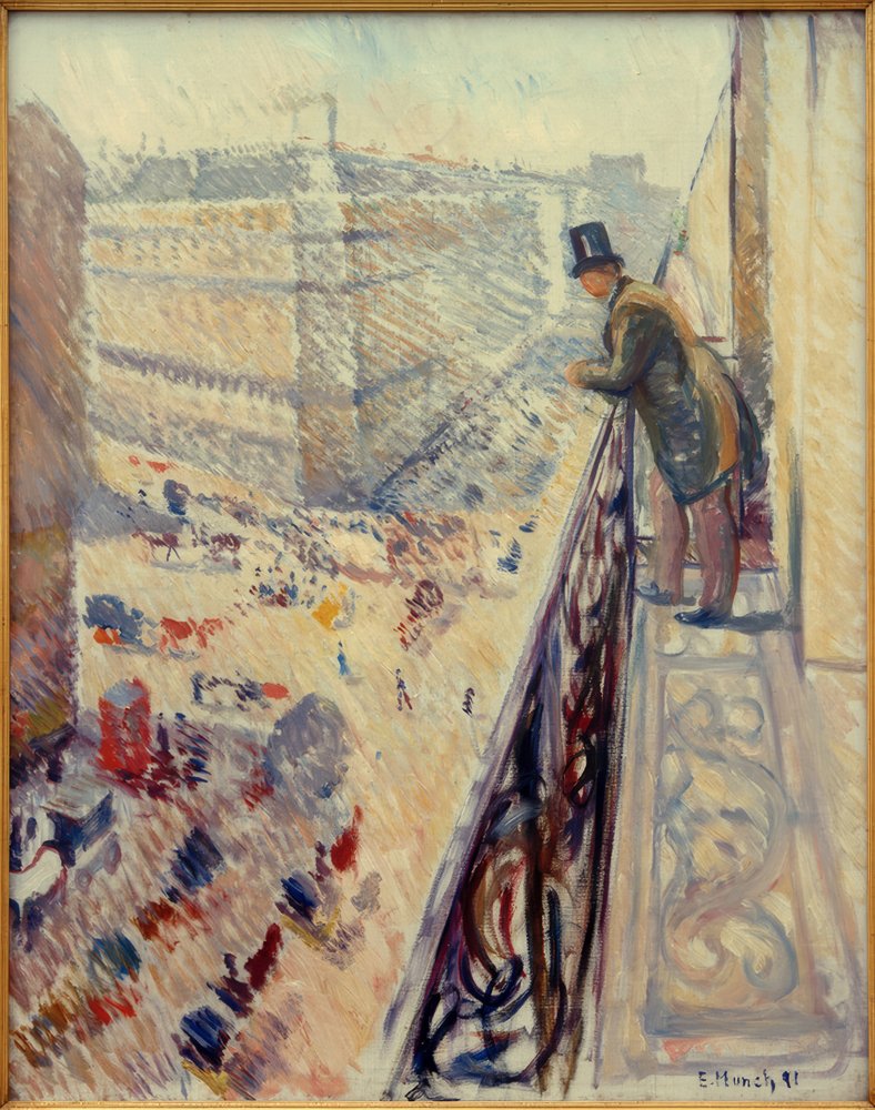 Rue Lafayette von Edvard Munch