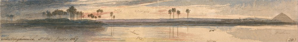 In der Nähe von Mesghouneh von Edward Lear