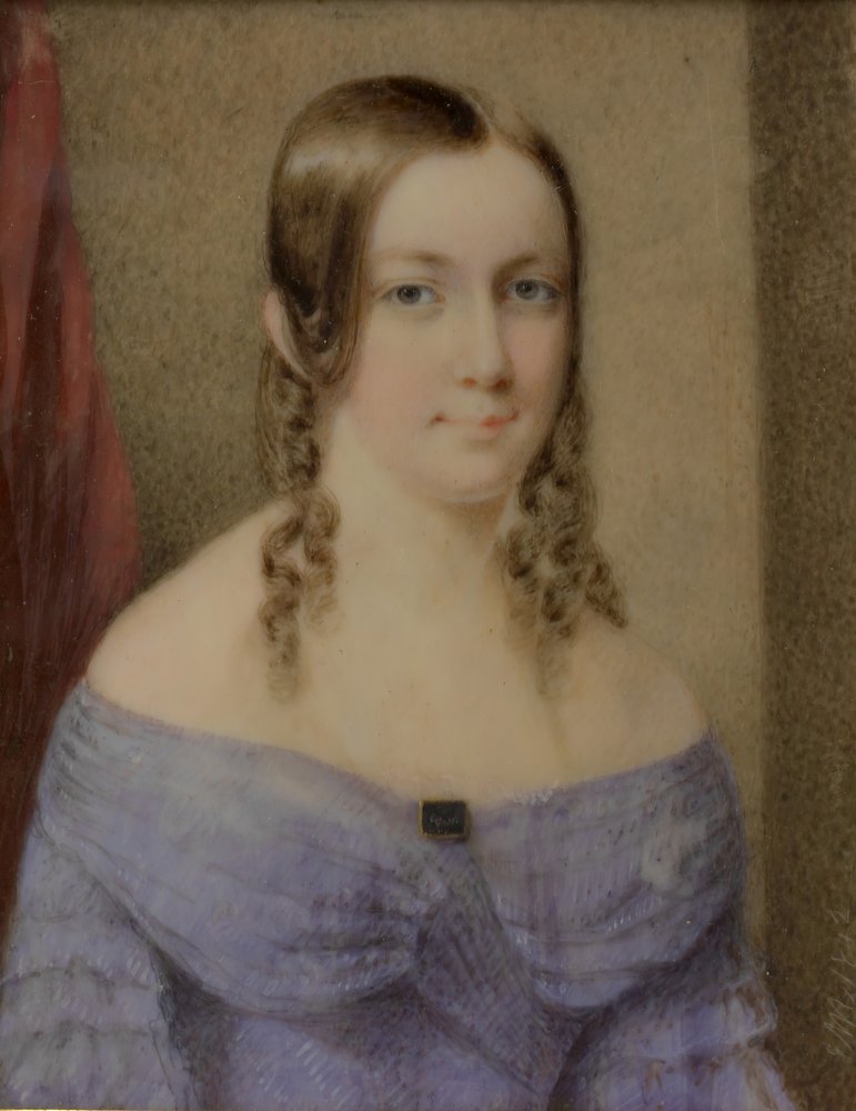 Porträt einer Dame, 1842 von Edward Dalton Marchant