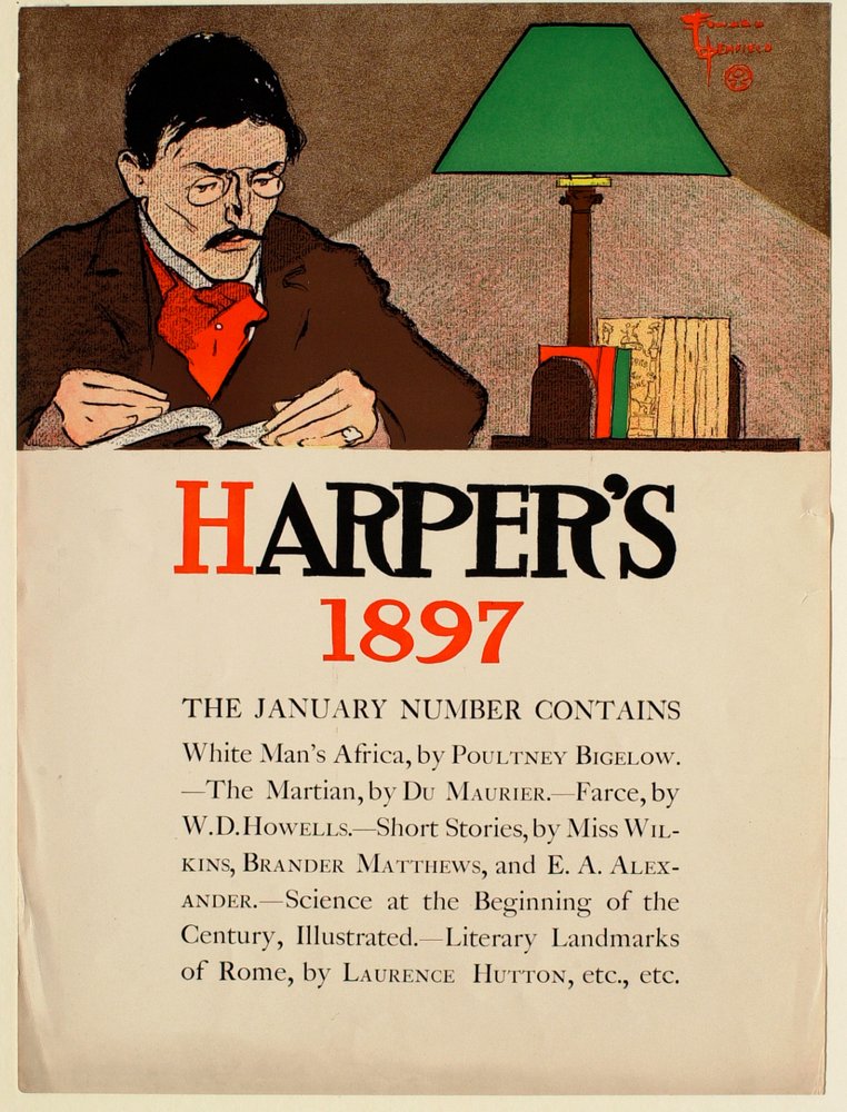 Lesender Mann, Harper
