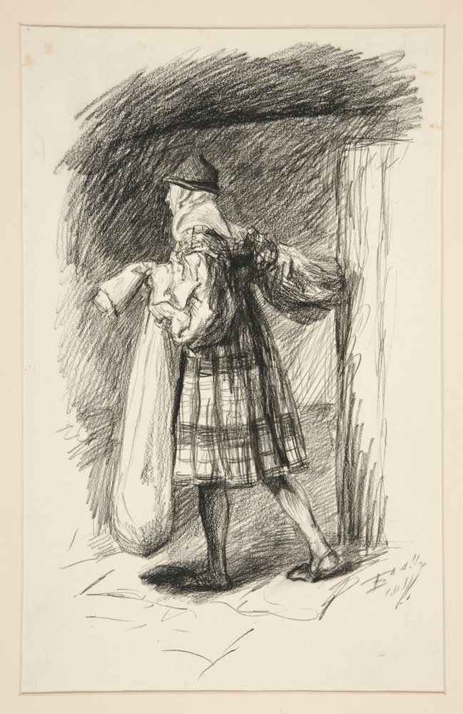 Probst mit Ragozine von Edwin Austin Abbey: Kunstdruck