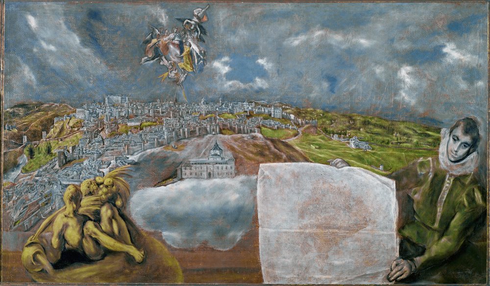 Ansicht und Karte von Toledo von El (1541-1614) Greco