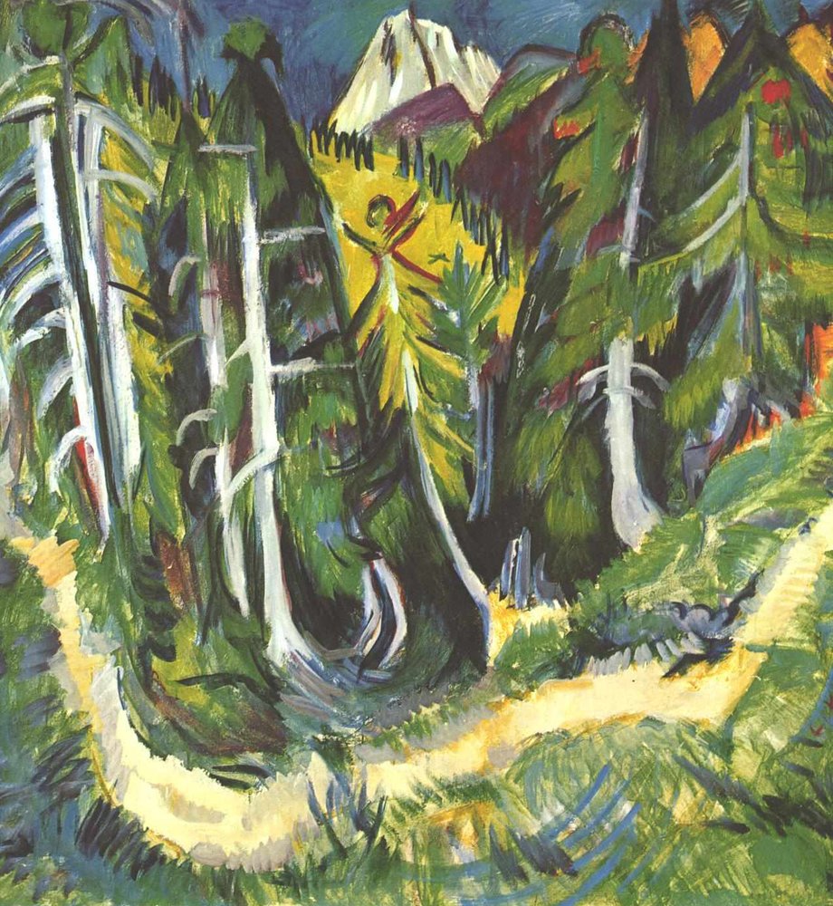 Waldschlucht von Ernst Ludwig Kirchner