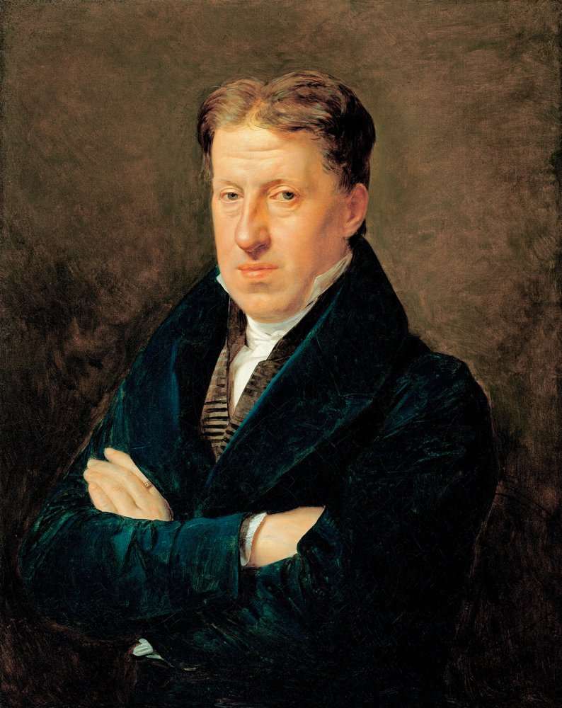 Der Wirt Thierry vom Gasthof "Zum Wolfen in der Au" von Ferdinand Georg Waldmüller